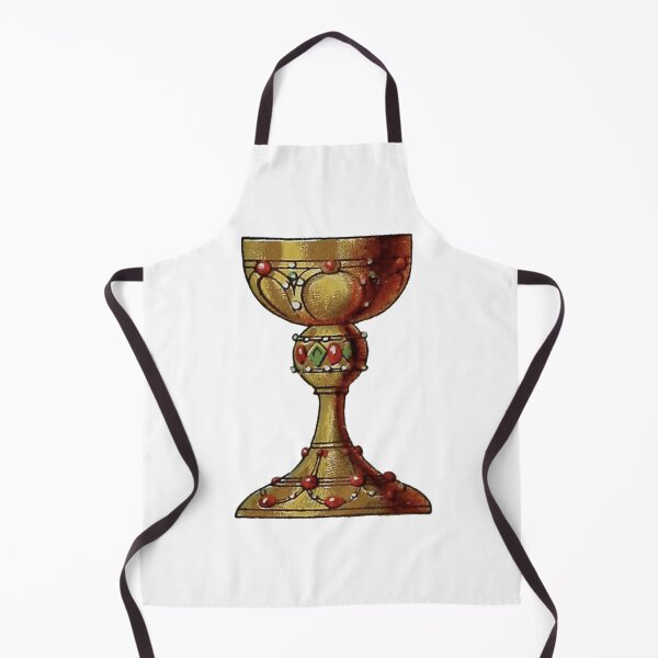 Item preview, Medieval Goblet Illustration, Golden Goblet, Gold Chalice, Manuscript Art designed and sold by HawthorneFlame.