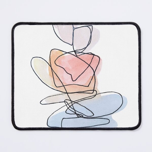 Item preview, Oneline Art - Couple - Watercolor designed and sold by Art by M.H..