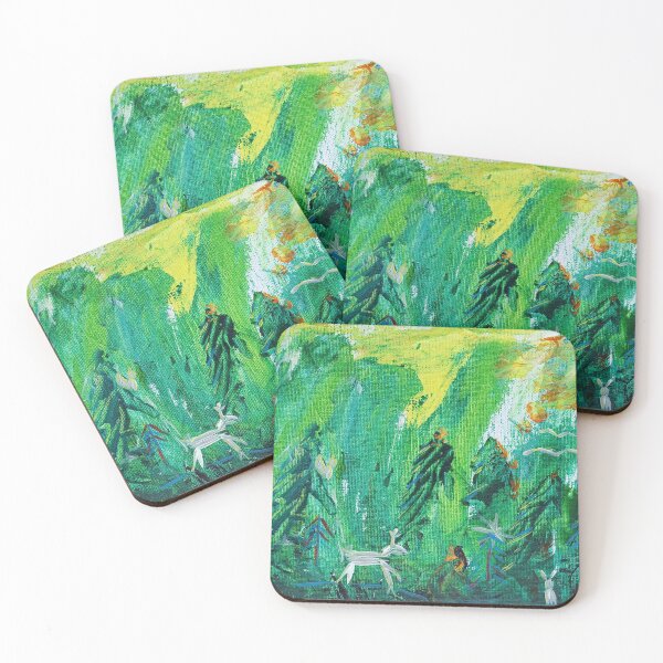 Item preview, Magical Forest – Abstract Animal World in the Enchanted Forest designed and sold by Art by M.H..