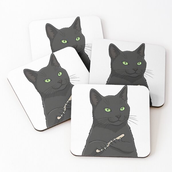 Item preview, Black kitten, file your nails designed and sold by LadyCartoon.