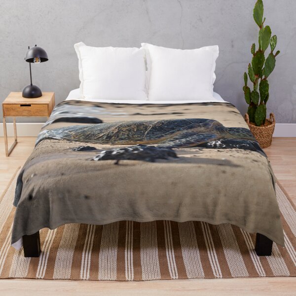 Item preview, Sea Turtle Resting and Sunbathing on the Hawaiian Beach designed and sold by izzetsafer.