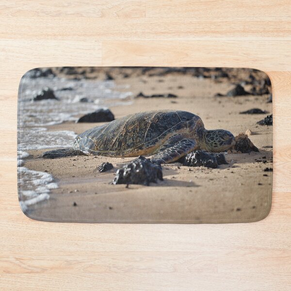Item preview, Sea Turtle Resting and Sunbathing on the Hawaiian Beach designed and sold by izzetsafer.
