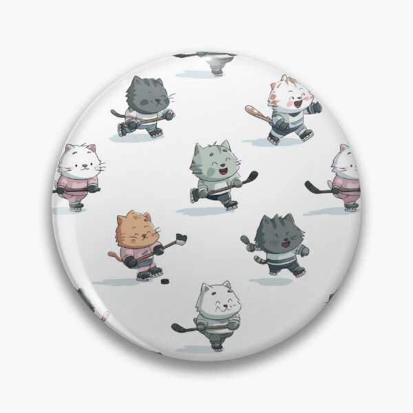 Artikelvorschau, Ice Hockey Cat  – Playful Hockey Cats in Action   | Cat Lover | Sport | Ice Hockey | Gift idea  entworfen und verkauft von VieUnique.