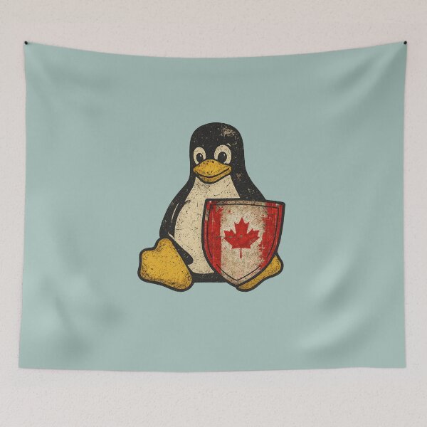 Item preview, Tux LINUX Canada designed and sold by angoma.