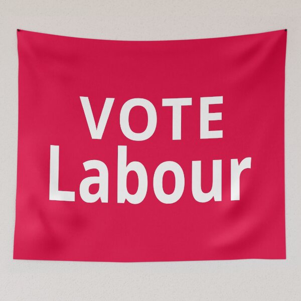 Item preview, Vote Labour General Election UK White designed and sold by Jeallan Designs.