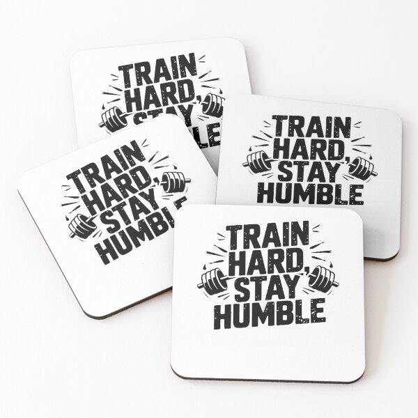 Item preview, Train Hard Stay Humble Gym Mindset Motivation Art designed and sold by Mido tee art shop.