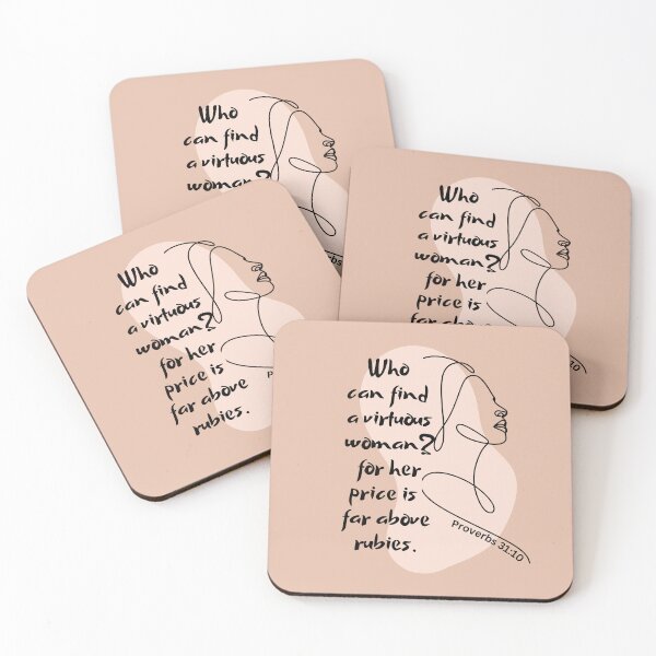 Item preview, Proverbs 31:10 - Who Can Find A Virtuous Woman? designed and sold by Nancyanna.