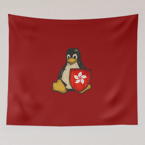 Item preview, Tux LINUX Hong Kong designed and sold by angoma.
