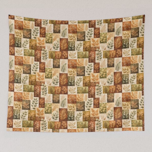 Item preview, Botanical Blocks designed and sold by Poetic Patterns Studio.