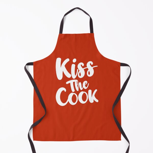 Item preview, Kiss The Cook. Funny Cooking Quote. Novelty Cooking. Kitchen Quote.  designed and sold by DesignHouse07.