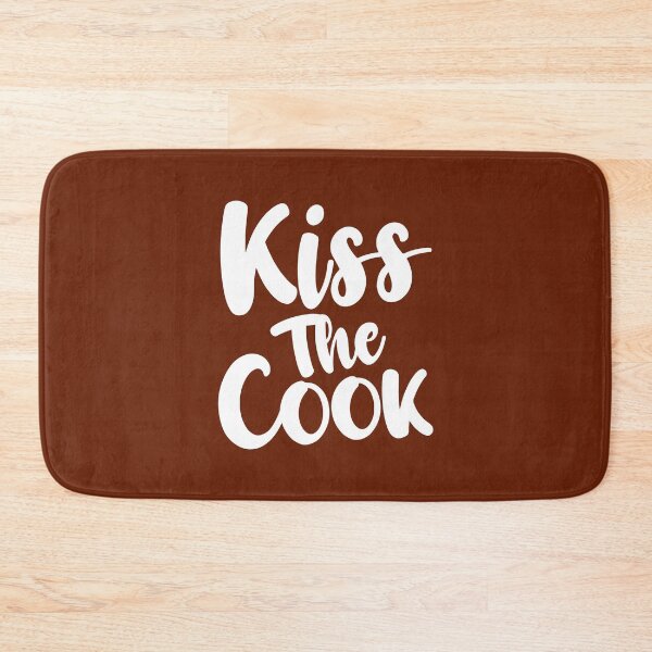 Item preview, Kiss The Cook. Funny Cooking Quote. Novelty Cooking. Kitchen Quote.  designed and sold by DesignHouse07.