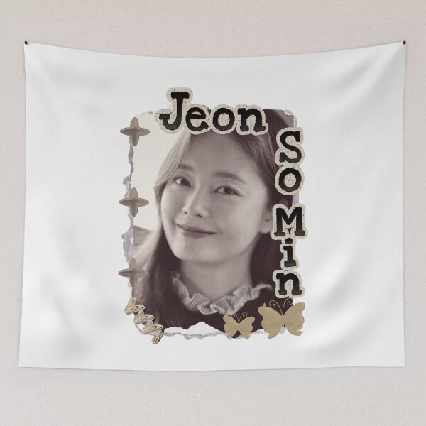 Item preview, Jeon So-min (전소민) Korean actress South Korean celebrity K-drama star Korean film Scrapbook Collage Cozy Y2K Vintage Design designed and sold by HELL0WBELLO.