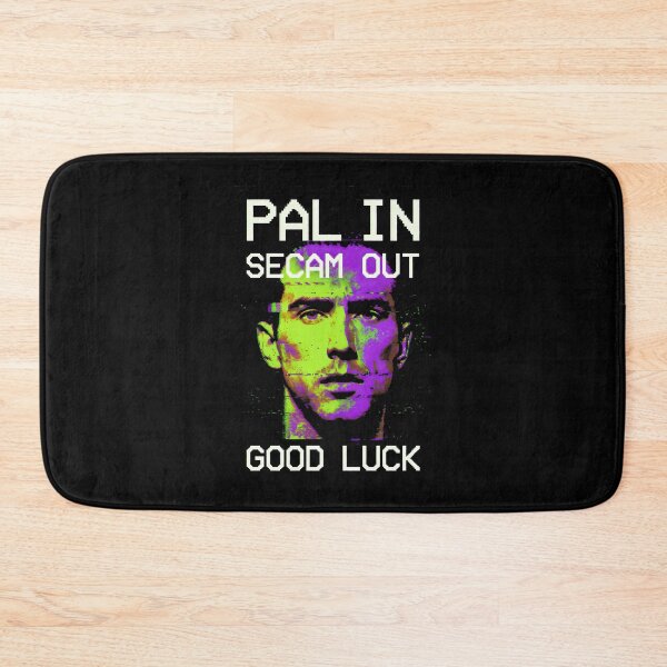 Item preview, PAL IN SECAM OUT Retro Glitch Art Analog Signal Error Design designed and sold by SplashTastic.