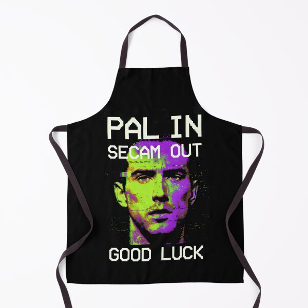 Item preview, PAL IN SECAM OUT Retro Glitch Art Analog Signal Error Design designed and sold by SplashTastic.