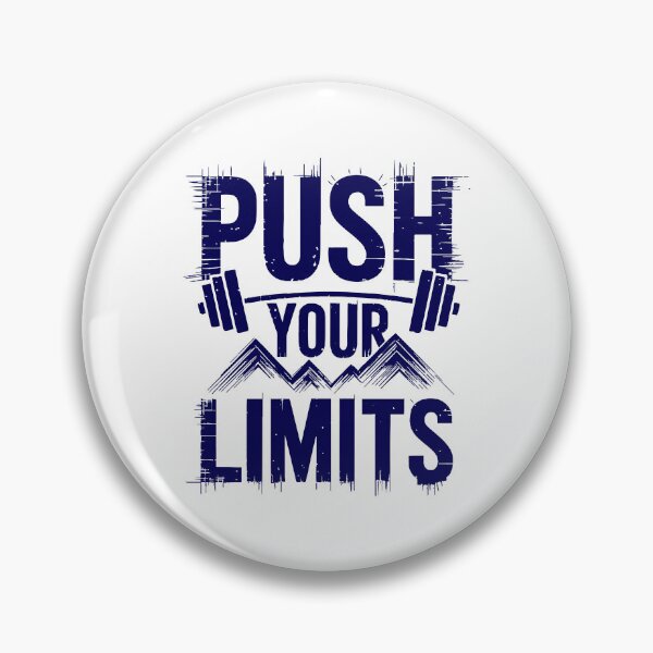 Item preview, Push Your Limits High Energy Gym Motivation Art designed and sold by Mido tee art shop.