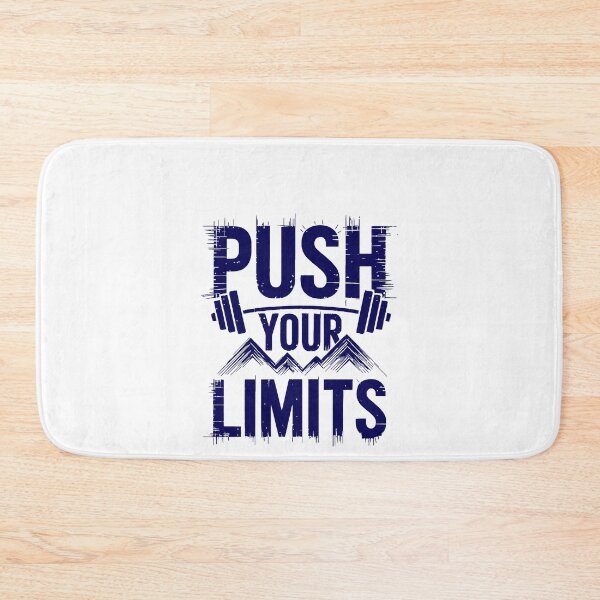Item preview, Push Your Limits High Energy Gym Motivation Art designed and sold by Mido tee art shop.