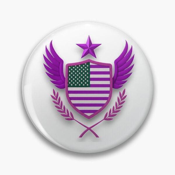Item preview, USA FLAG Patriotic Shield with Blue Wings and Star designed and sold by blacK1982White.