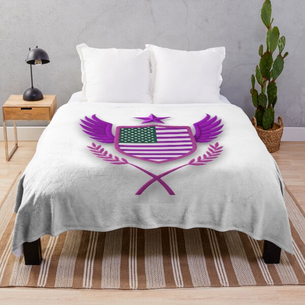 Item preview, USA FLAG Patriotic Shield with Blue Wings and Star designed and sold by blacK1982White.