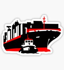 Containerschiff Sticker