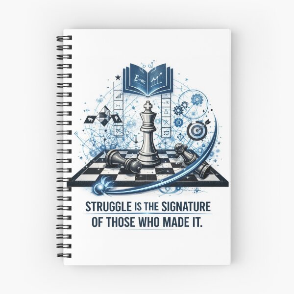 Item preview, Struggle Is the Signature of Those Who Made It – Strategy, Knowledge & Success Art designed and sold by SV-Creation.