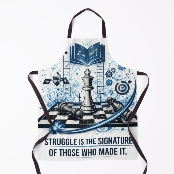 Item preview, Struggle Is the Signature of Those Who Made It – Strategy, Knowledge & Success Art designed and sold by SV-Creation.