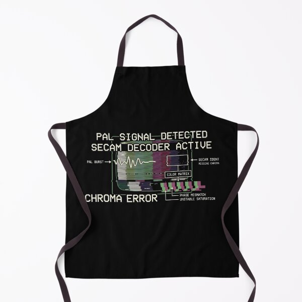 Item preview, PAL Signal Detected SECAM Decoder Active Chroma Error Glitch Design designed and sold by SplashTastic.