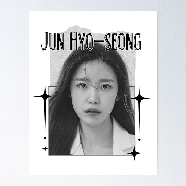 Item preview, Jun Hyo-seong (전효성) Korean actress South Korean celebrity K-drama star Korean film Scrapbook Collage Cozy Y2K Vintage Design designed and sold by HELL0WBELLO.