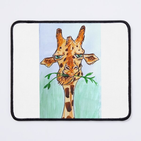 Item preview, Grumpy Giraffe – Funny Animal Watercolor | Gift Idea for Friends designed and sold by Art by M.H..