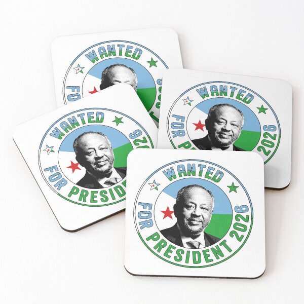 Item preview, Djibouti - wanted for president2026 designed and sold by DjibProp.
