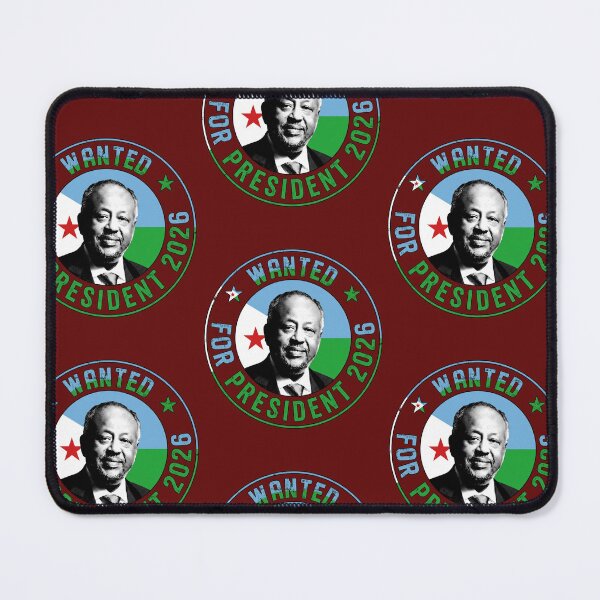 Item preview, Djibouti - wanted for president2026 designed and sold by DjibProp.