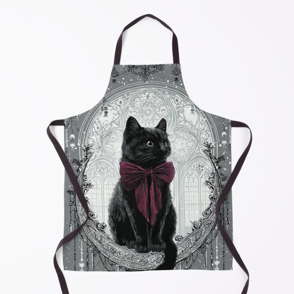 Item preview, Gothic Black Cat, Plum Bow designed and sold by Turocks.
