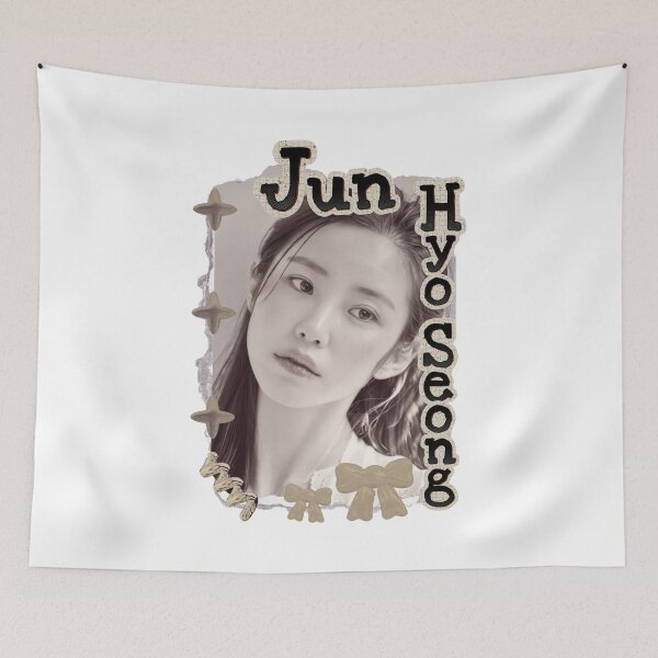Item preview, Jun Hyo-seong (전효성) Korean actress South Korean celebrity K-drama star Korean film Scrapbook Collage Cozy Y2K Vintage Design designed and sold by HELL0WBELLO.