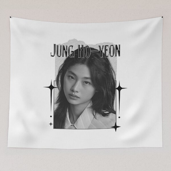 Item preview, Jung Ho-yeon (정호연) Korean actress South Korean celebrity K-drama star Korean film Scrapbook Collage Cozy Y2K Vintage Design designed and sold by HELL0WBELLO.