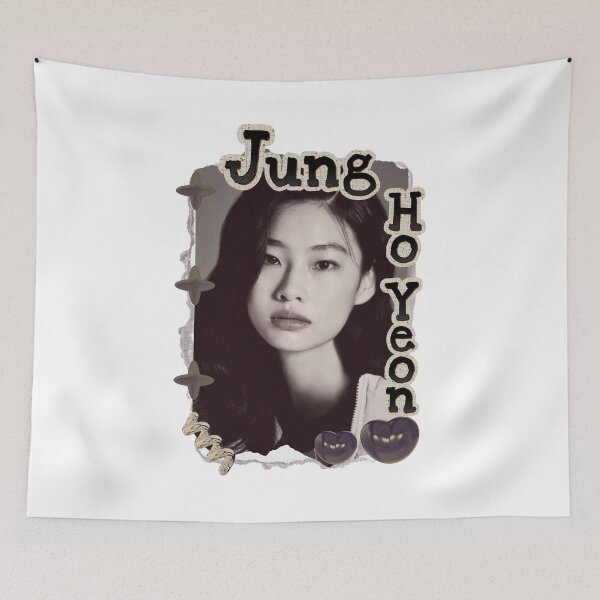 Item preview, Jung Ho-yeon (정호연)) Korean actress South Korean celebrity K-drama star Korean film Scrapbook Collage Cozy Y2K Vintage Design designed and sold by HELL0WBELLO.