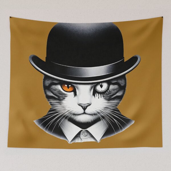 Item preview, Clockwork Tabby designed and sold by Cats and Other Things.