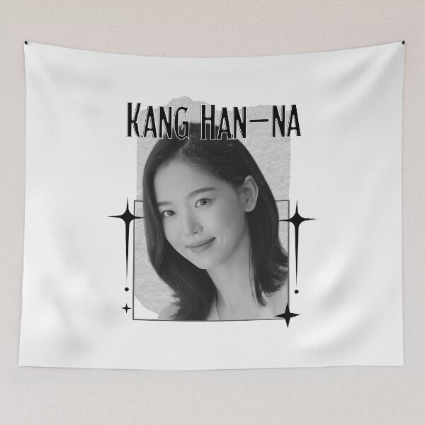 Item preview, Kang Han-na (강한나) Korean actress South Korean celebrity K-drama star Korean film Scrapbook Collage Cozy Y2K Vintage Design designed and sold by HELL0WBELLO.