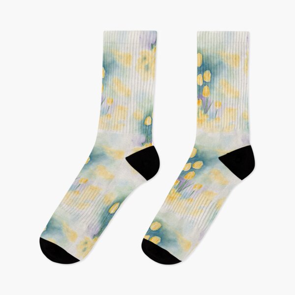 Item preview, Yellow Tulips in Morning Mist designed and sold by The Elderberry Blossom.