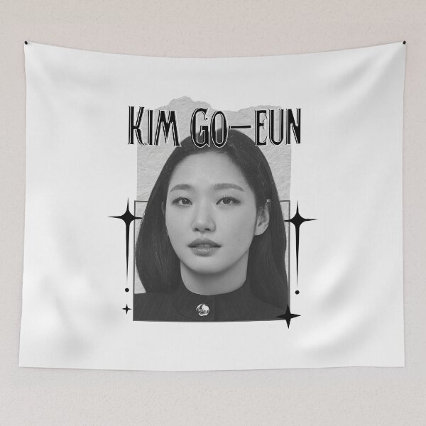 Item preview, Kim Go-eun (김고은) Korean actress South Korean celebrity K-drama star Korean film Scrapbook Collage Cozy Y2K Vintage Design designed and sold by HELL0WBELLO.