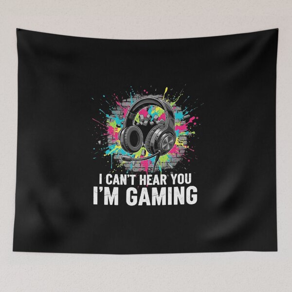 Item preview, Can't Hear You I'm Gaming Headphones Art designed and sold by MJO80.