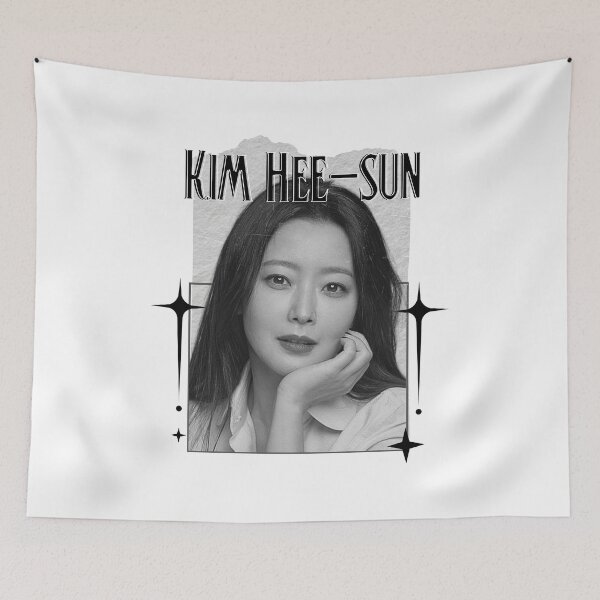 Item preview, Kim Hee-sun (김희선) Korean actress South Korean celebrity K-drama star Korean film Scrapbook Collage Cozy Y2K Vintage Design designed and sold by HELL0WBELLO.