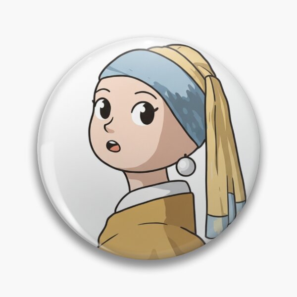 Item preview, The Girl with a Pearl Earring in cartoon form designed and sold by MrSor.