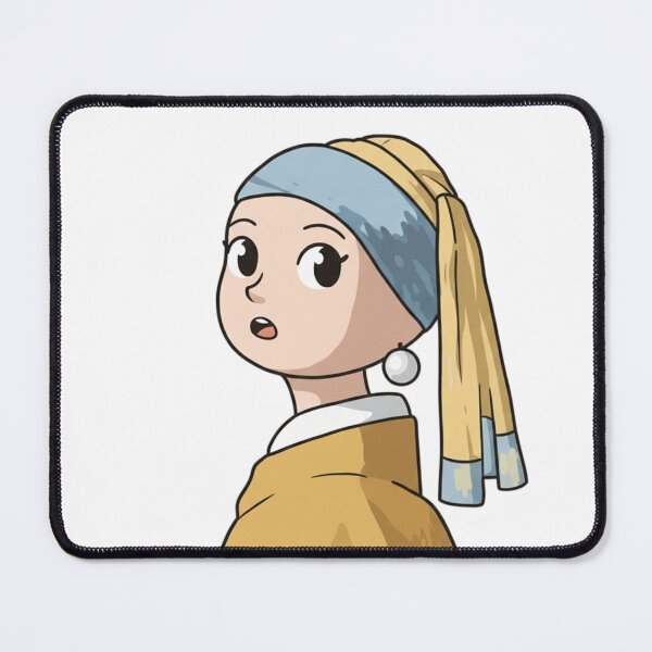 Item preview, The Girl with a Pearl Earring in cartoon form designed and sold by MrSor.