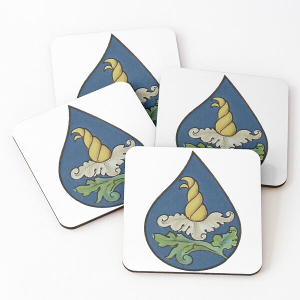 Item preview, Medieval Floral Shape Motif 9 designed and sold by HawthorneFlame.