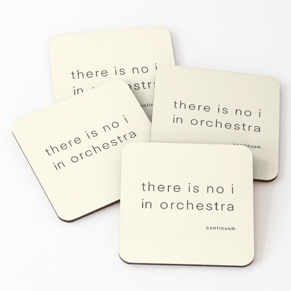 Item preview, there is no i in orchestra | iServalan | Continuum designed and sold by Tale Teller Club.