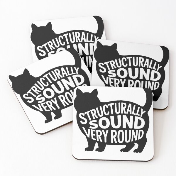 Item preview, Structurally Sound Very Round Cat Humor designed and sold by Tammy Winand Arts.