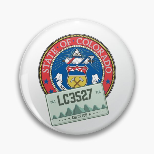 Item preview, Colorado State Seal and License Plate Design designed and sold by QuoteCanvas.TH.