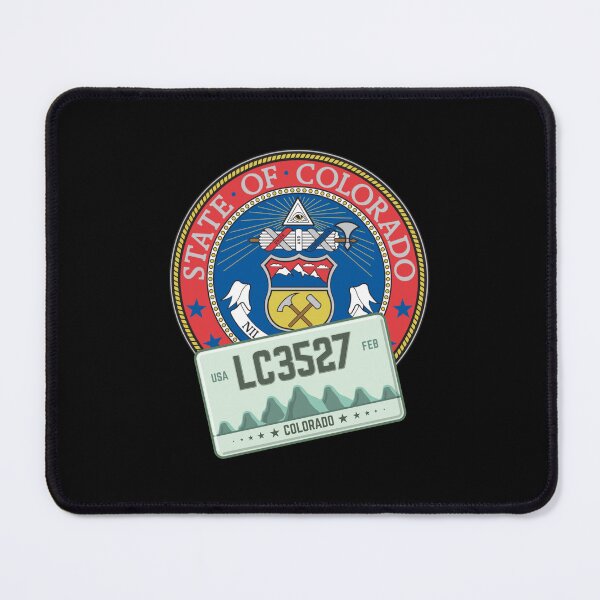 Item preview, Colorado State Seal and License Plate Design designed and sold by QuoteCanvas.TH.