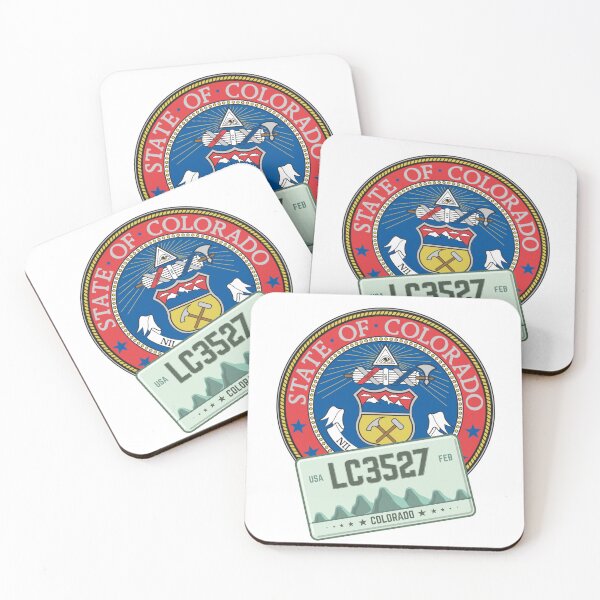 Item preview, Colorado State Seal and License Plate Design designed and sold by QuoteCanvas.TH.