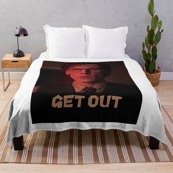 Item preview, Dark Telekinetic Stranger Villain Saying “Get Out” – Retro Sci-Fi Horror Vector Art designed and sold by Fandom Universe.
