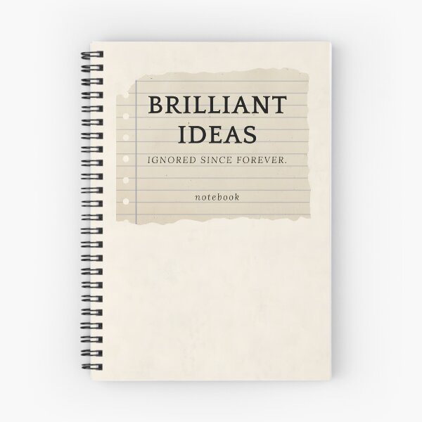 Item preview, Brilliant Ideas Ignored Since Forever designed and sold by MiscellaneaShop.